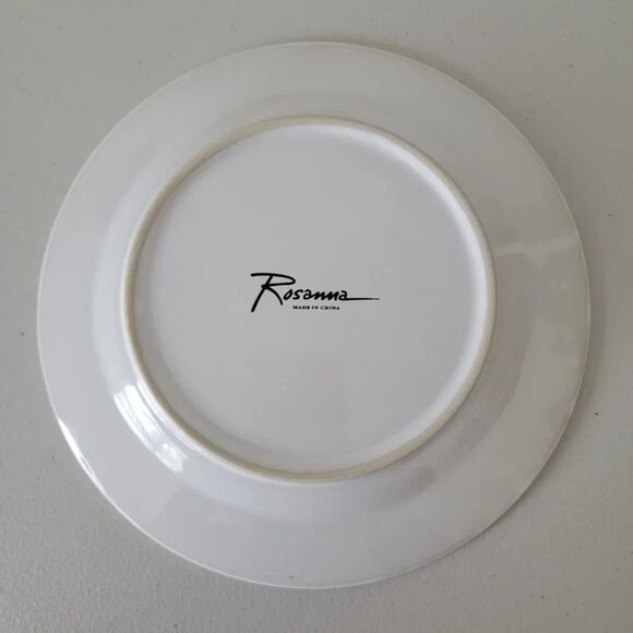 Rosanna Porcelain Dessert Plates Vintage High Heels Shoe Design Set of 3 White - Picture 8 of 11